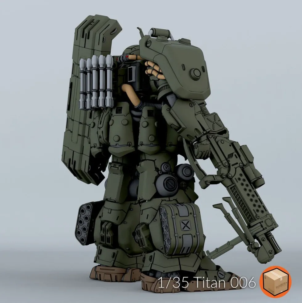 + 1/35 Titan 06 Zaku by Tosashin1028