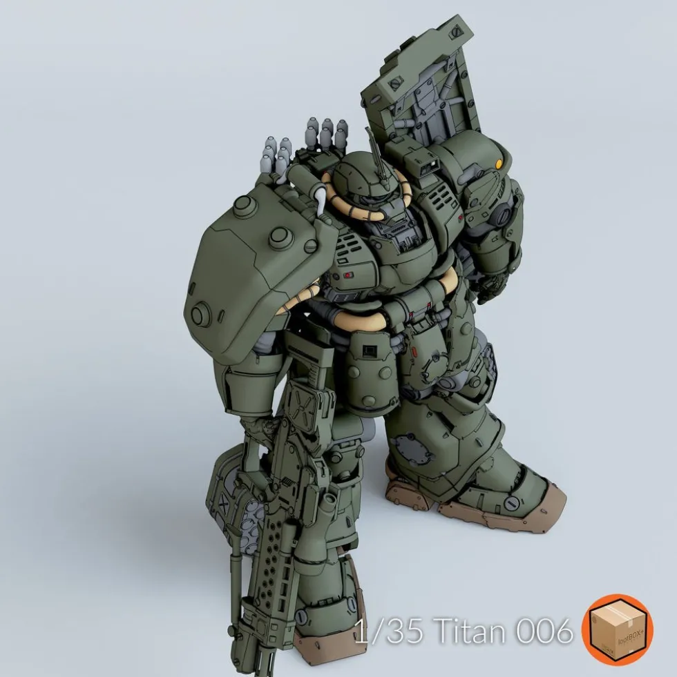 + 1/35 Titan 06 Zaku by Tosashin1028
