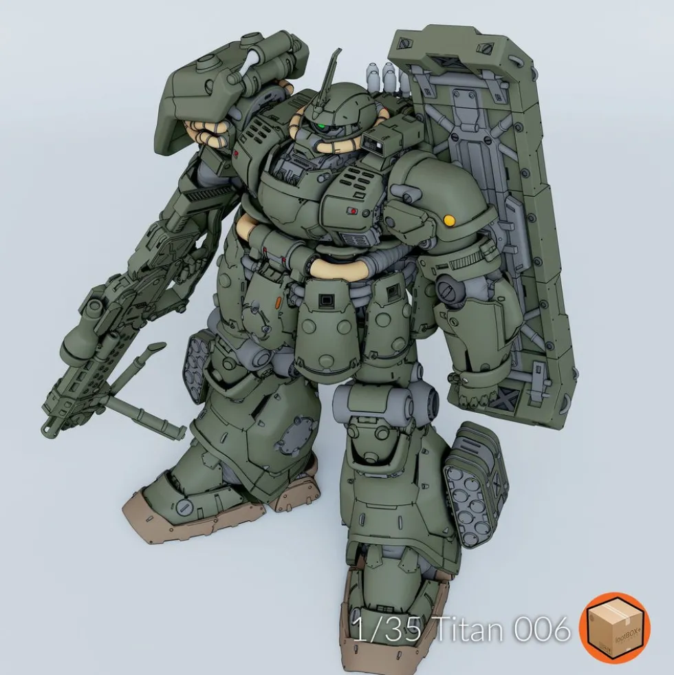 + 1/35 Titan 06 Zaku by Tosashin1028