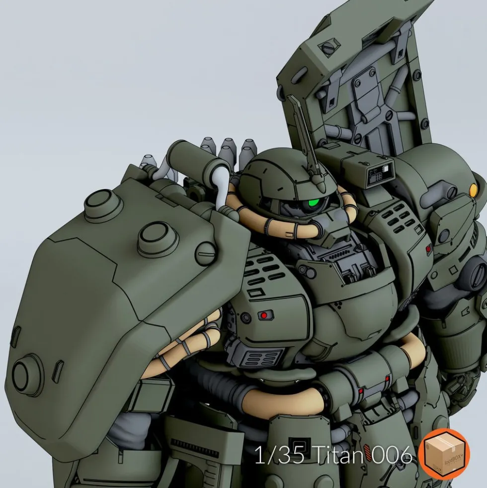 + 1/35 Titan 06 Zaku by Tosashin1028