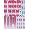 TR Decal 3 Number - Gold
