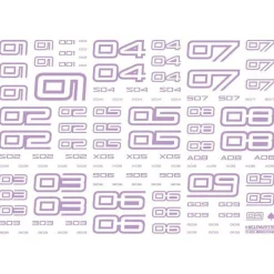 TR Decal 02 Number - White