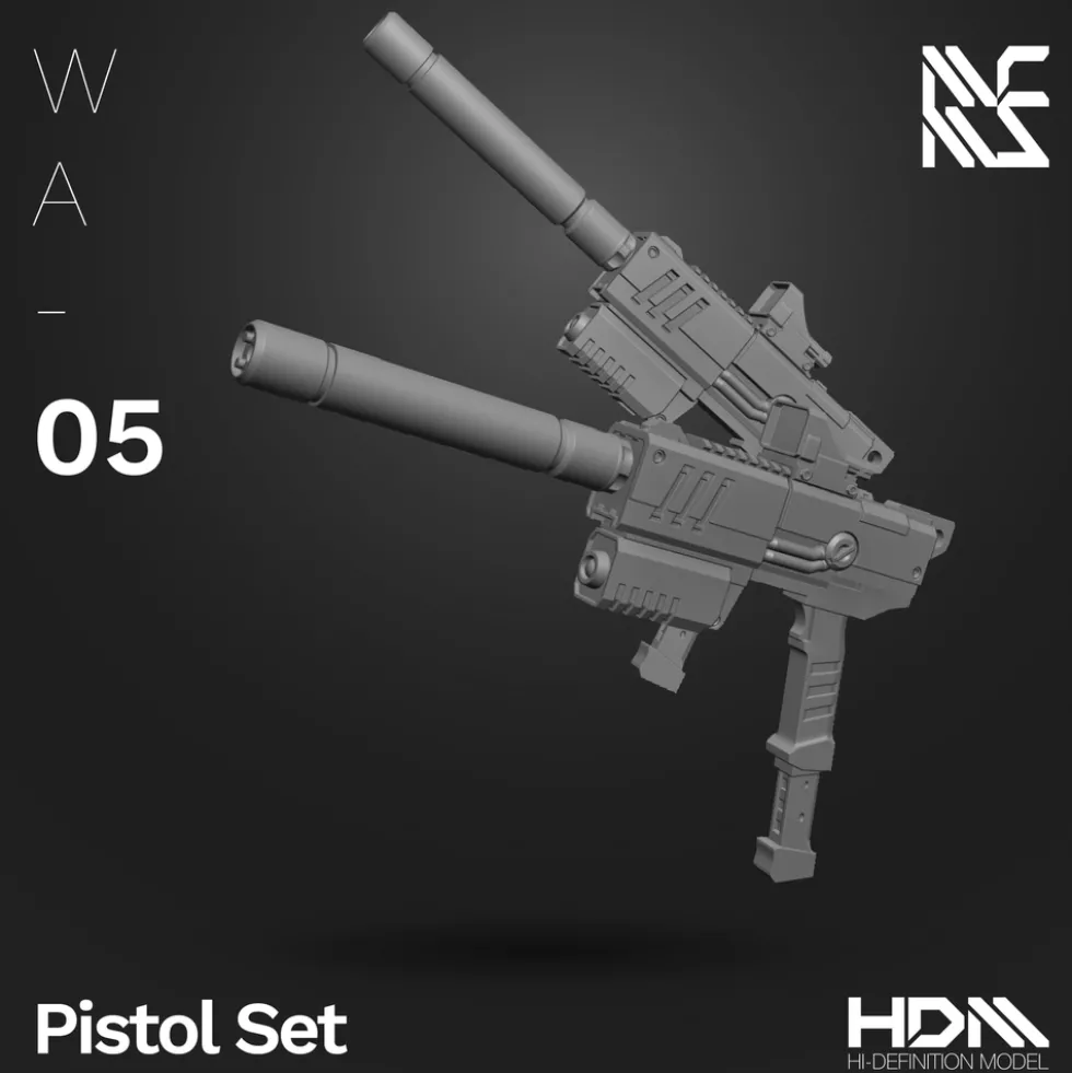 WA-05 1/144 Dual Wield Pistol Set