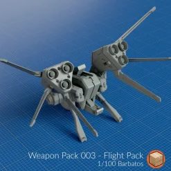 + Weapon Pack 003 Barbatos Flight Pack