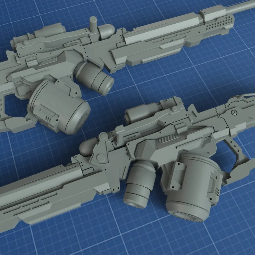 + Weapon Pack 027 Beam Rifle