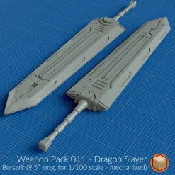+ Weapon Pack 011 Dragon Slayer Berserk