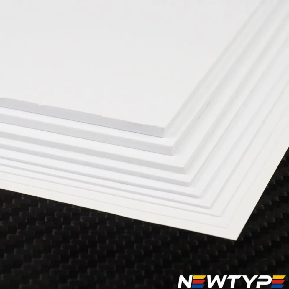 White Polystyrene Sheets - 0.13mm