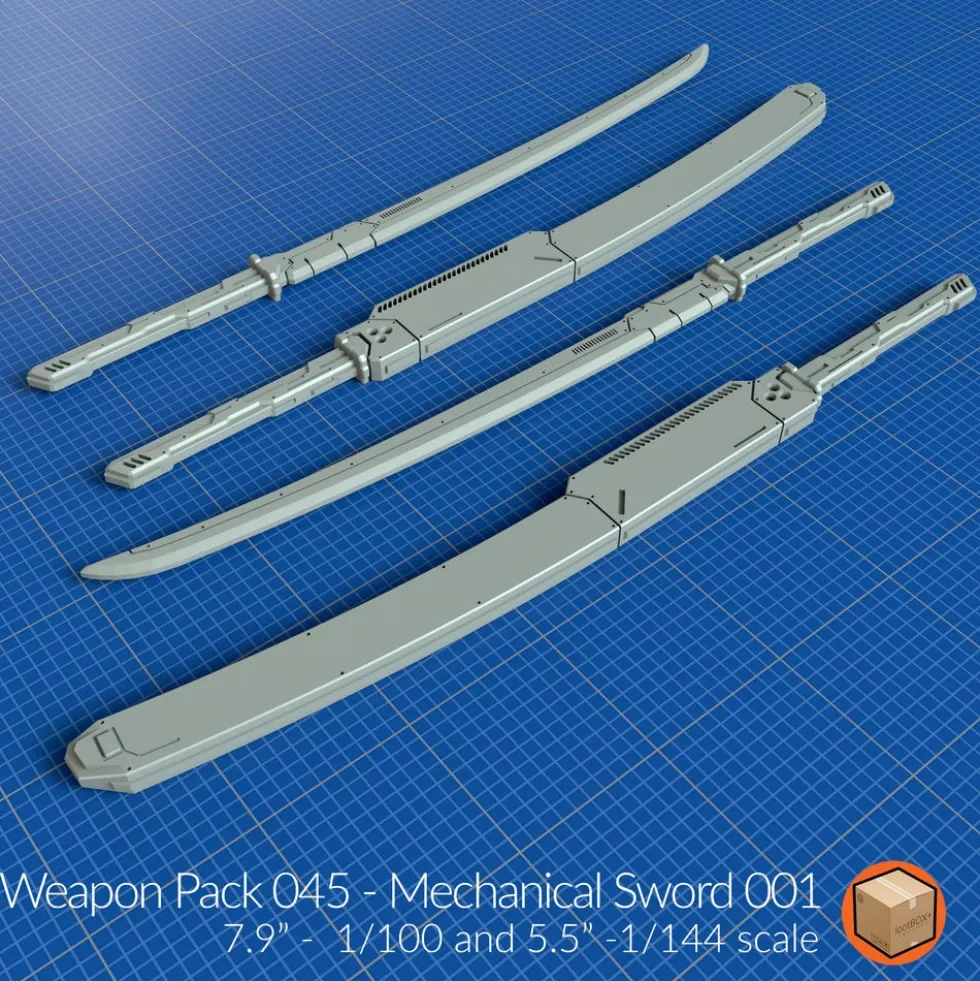 + WP045 - Mechanical Sword 001