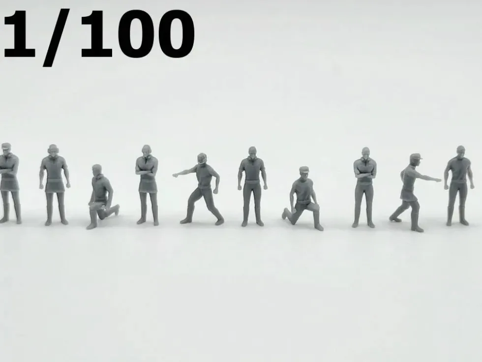 1/100 Zeon Hangar Crew (Resin Accessory)
