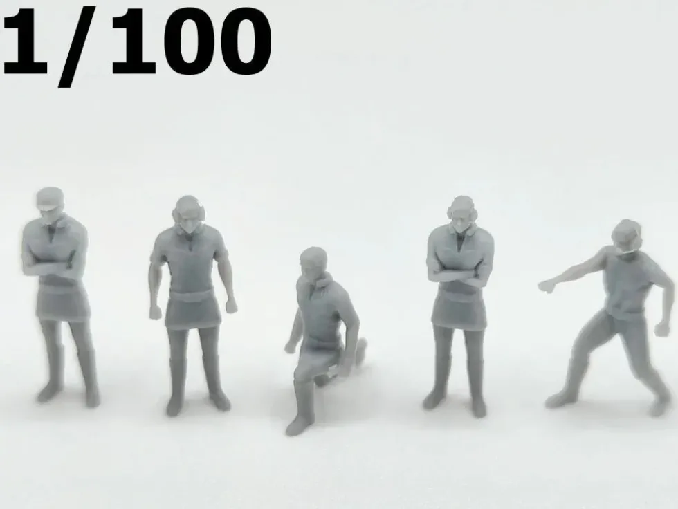 1/100 Zeon Hangar Crew (Resin Accessory)