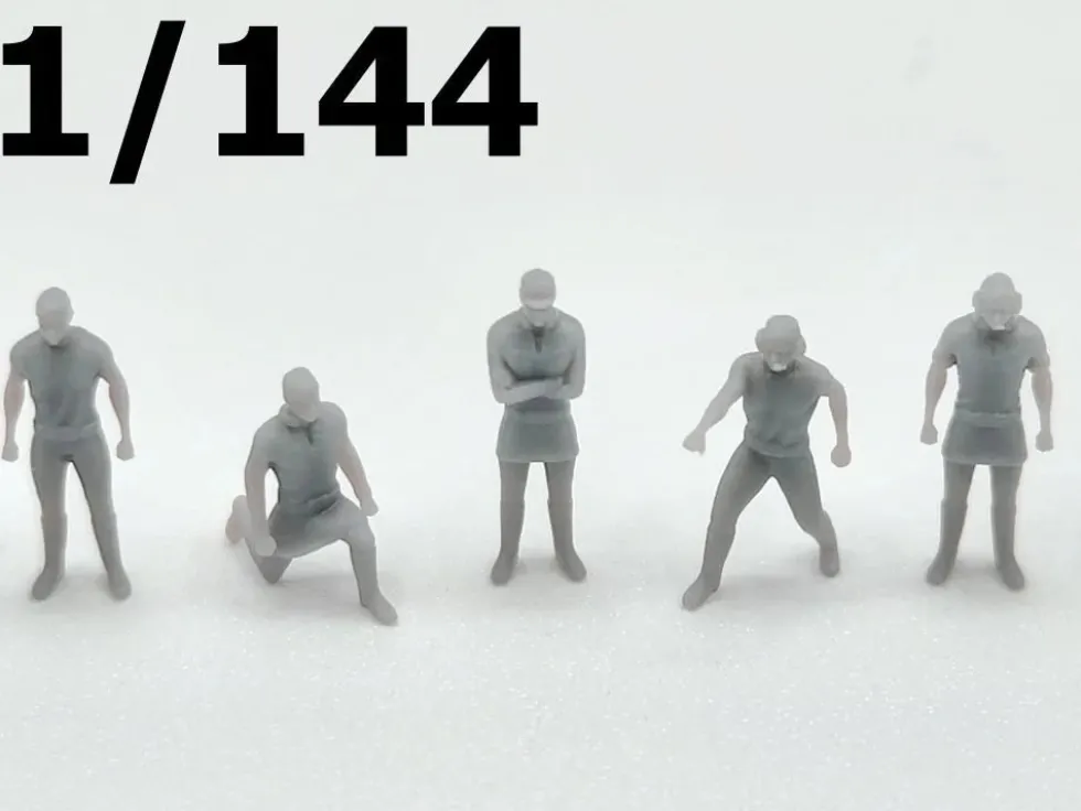 1/144 Zeon Hangar Crew (Resin Accessory)