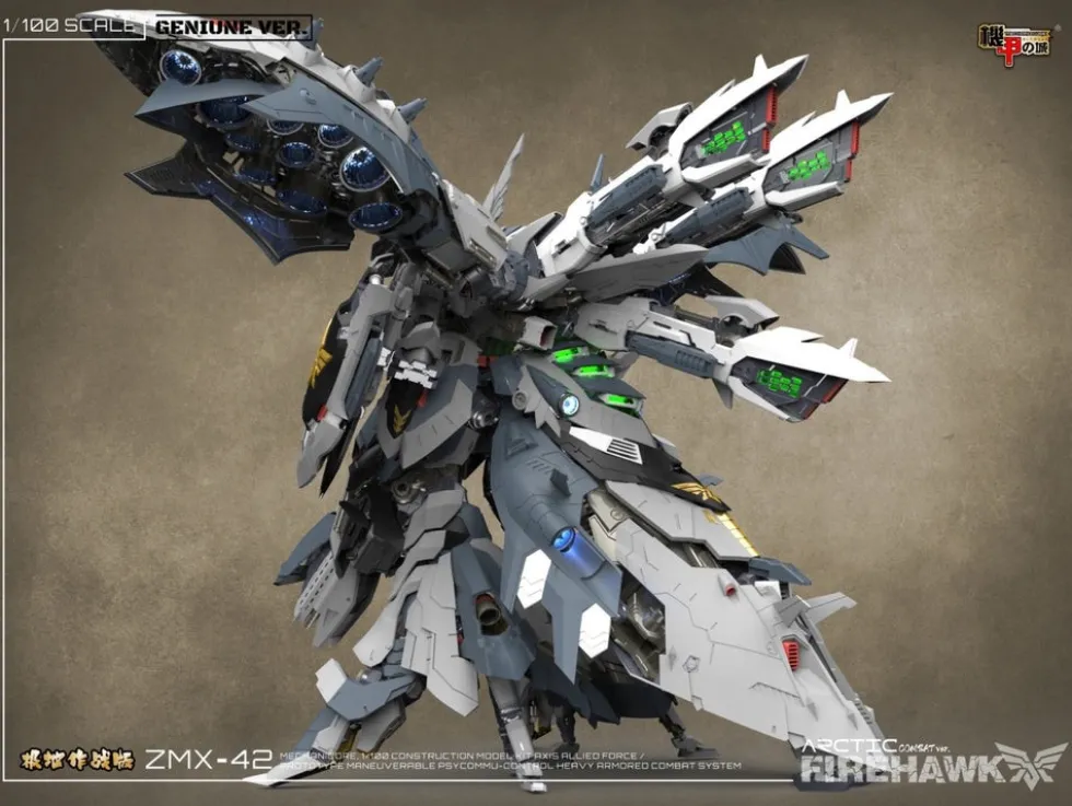 1/100 ZMX-42 Firehawk Arctic Combat