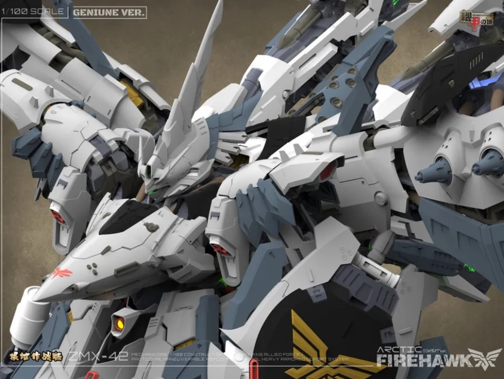 1/100 ZMX-42 Firehawk Arctic Combat